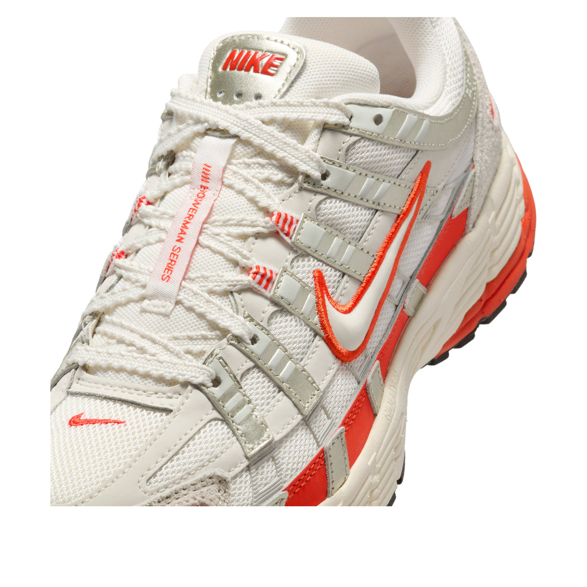 (WMNS) Nike P-6000 'Sail Light Bone Picante Red' HV5230-133