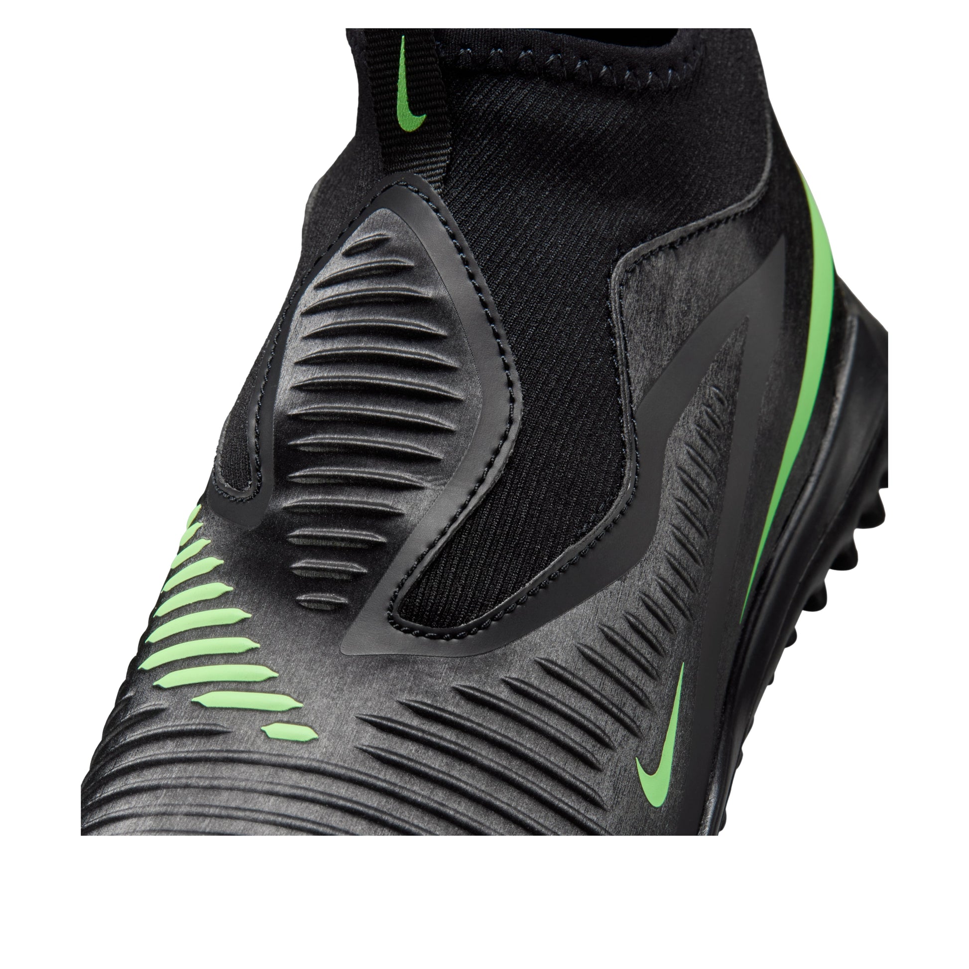 (GS) Nike Phantom 6 High Academy 'Black Illusion Green' HQ2049-001