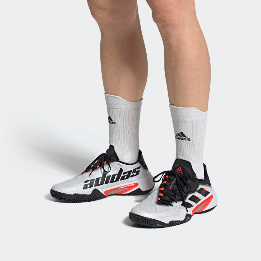 adidas Barricade 'White Black Solar Red' GW2964