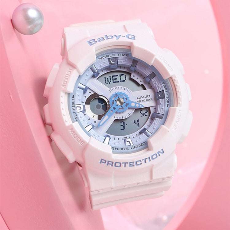 CASIO Baby-G 'Black' GA-100CF-1A9&BA-130-7A2PRL