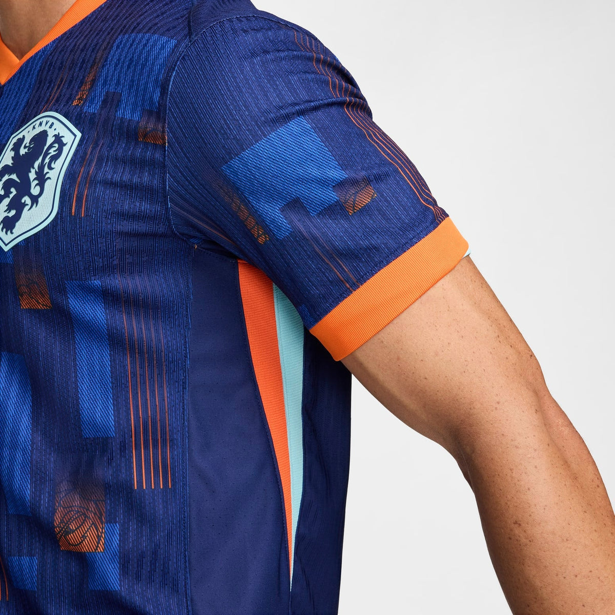Nike Netherlands 24/25 Match Away Authentic Soccer Jersey 'Blue' FJ1255-492