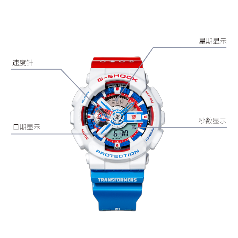 CASIO G-Shock Analog-Digital 'White' GA-110OPT22-7BPFT