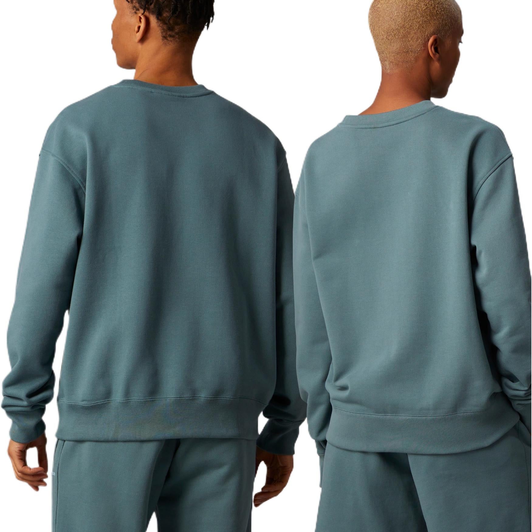adidas x Pharrell Humanrace Logo Sweatshirt 'Grey Blue' HK6694
