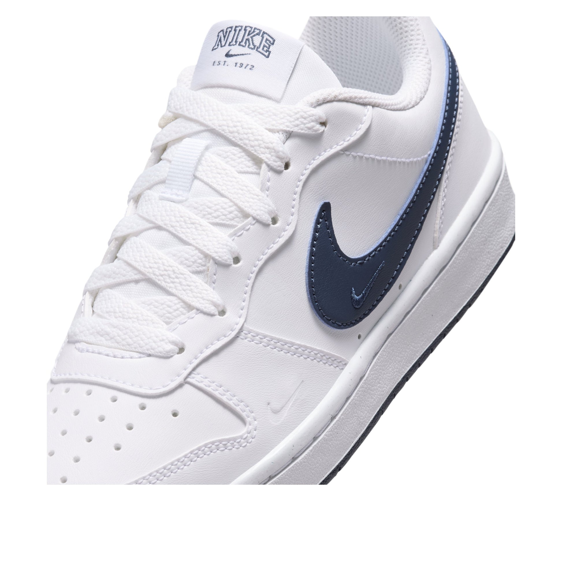 (GS) Nike Court Borough Low 'White Midnight Navy' IV5964-100