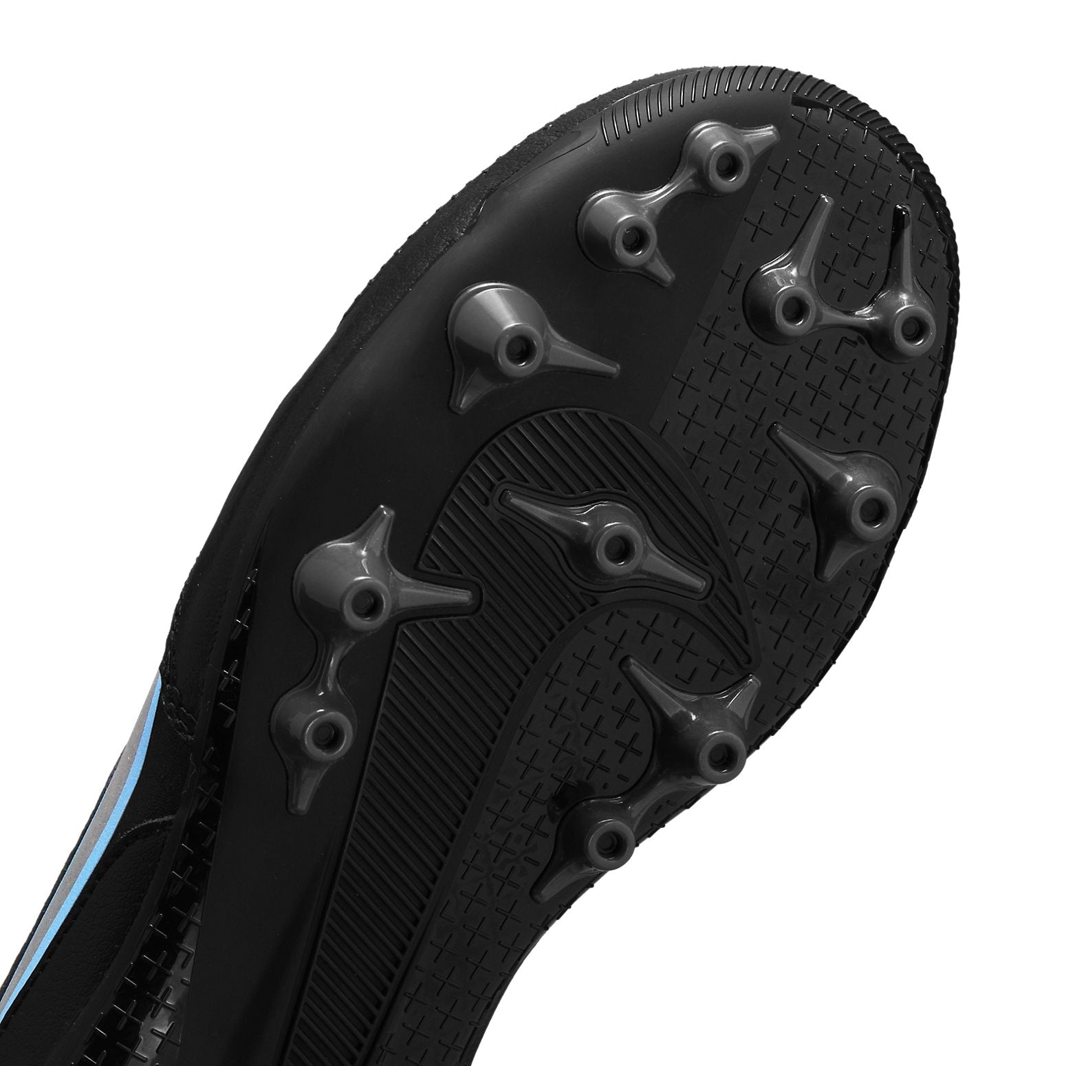 (GS) Nike Tiempo Legend 9 Academy AG 'Black Blue' DB0444-004