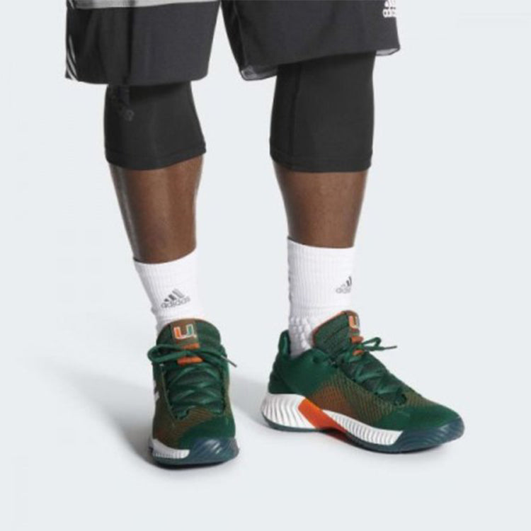 adidas Pro Bounce 2018 Low 'Miami Hurricanes' B41867