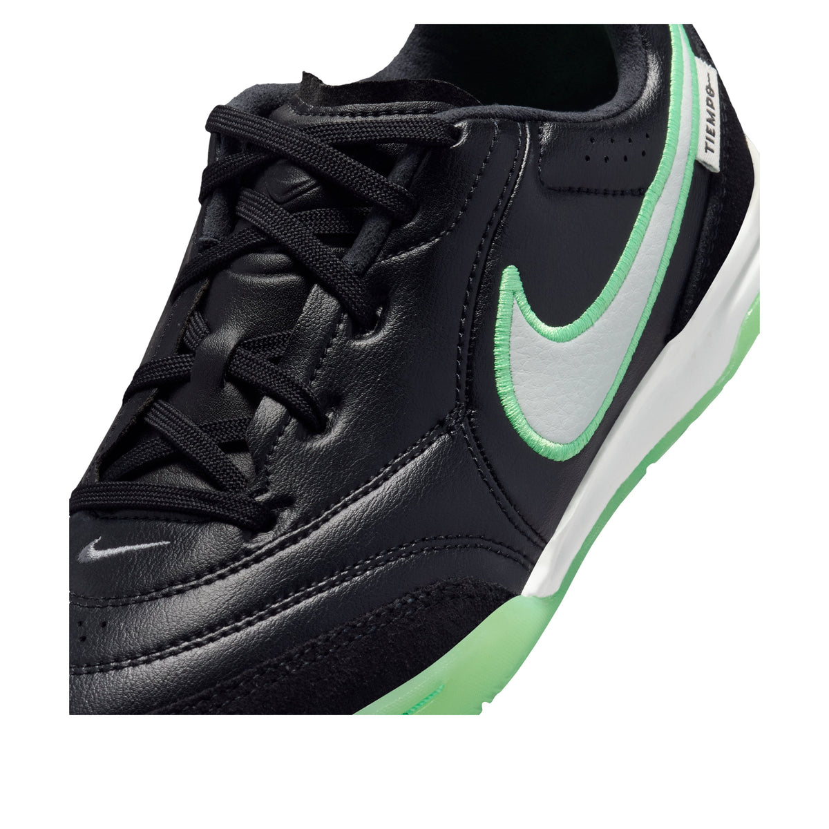 (GS) Nike Jr. Tiempo Streetgato 'Black Illusion Green' IB5039-001