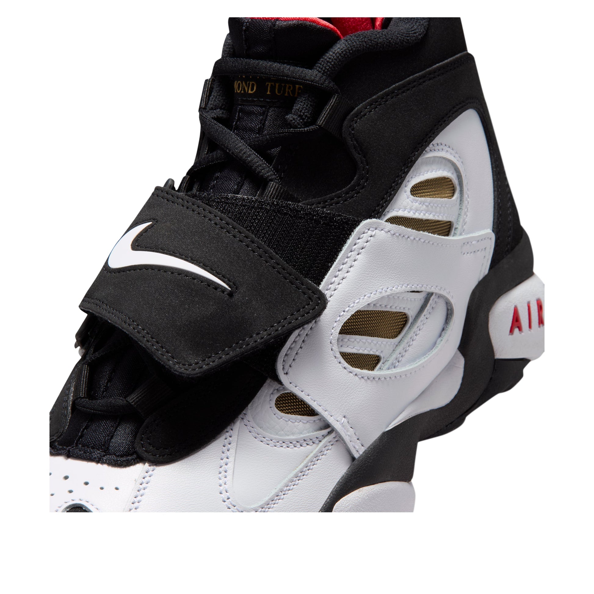 Nike Air Diamond Turf 2 49Ers 'Black White Metallic Gold Varsity Red' II7080-001