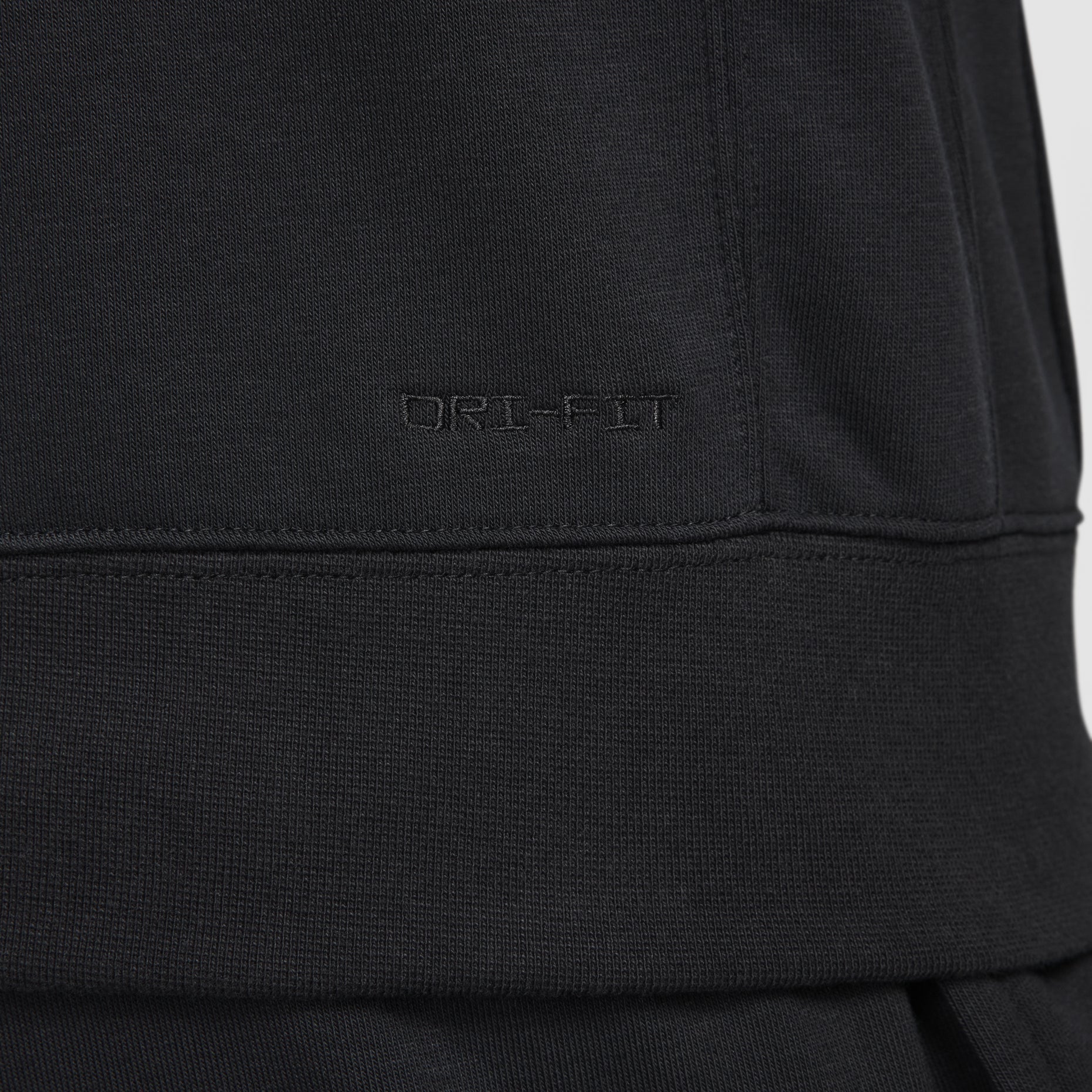 Nike Swoosh Dri-FIT French Terry Pullover Fitness Hoodie Asia Sizing 'Black White' FV9920-010