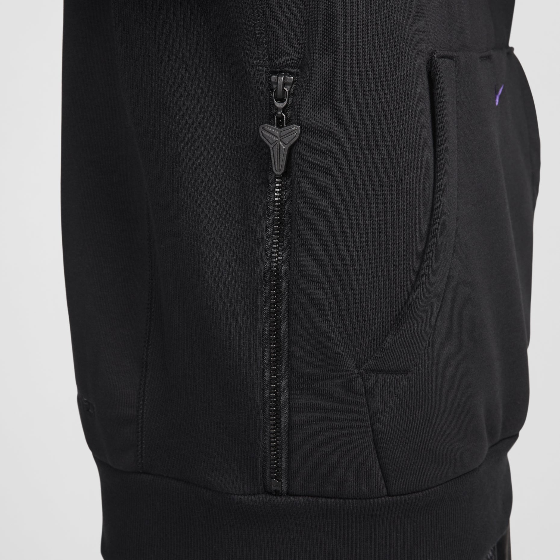 Nike Kobe Dri-FIT Standard Issue Basketball Hoodie Asia Sizing 'Black Field Purple' HF0067-010