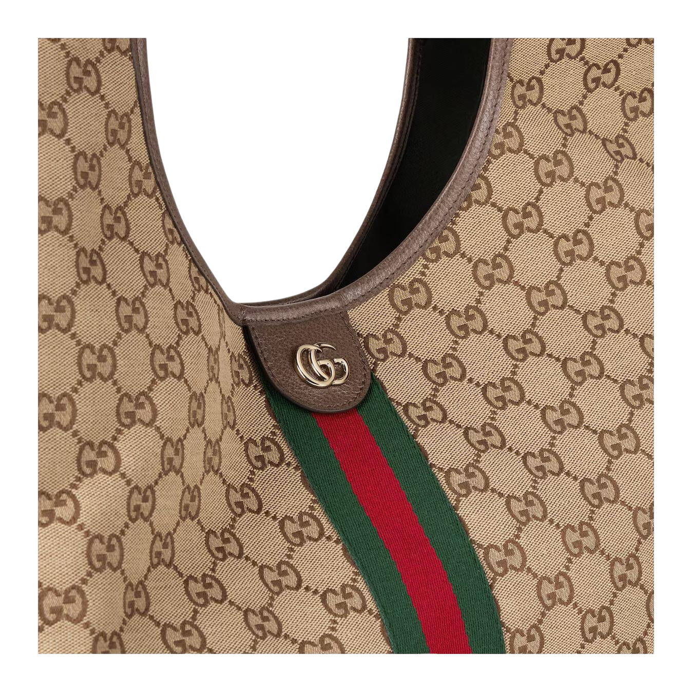 (WMNS) Gucci Giglio Large Tote Bag 'Beige Dark Brown' 853971-FAFFP-2547