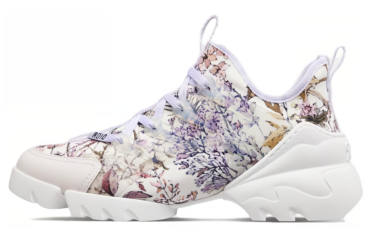 DIOR D Connect Low Top Casual Shoes Women's White