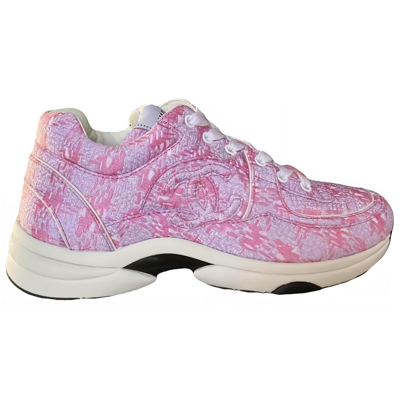 CHANEL Low-Top Casual Shoes Women's Pink