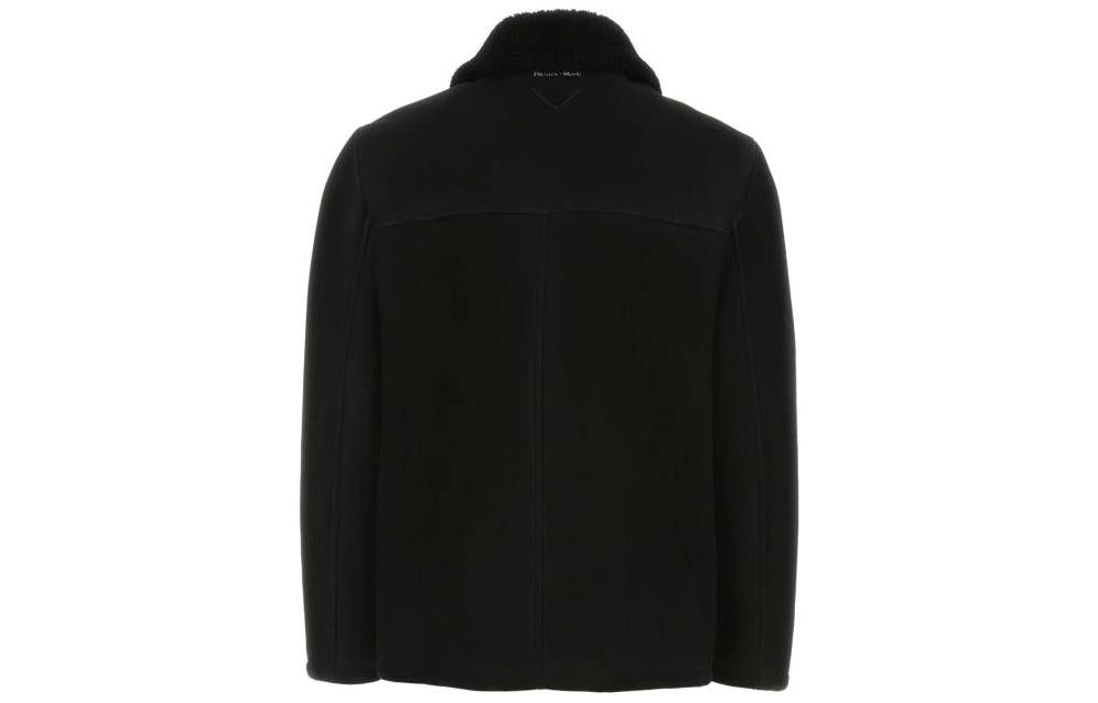 PRADA Coats Men Black