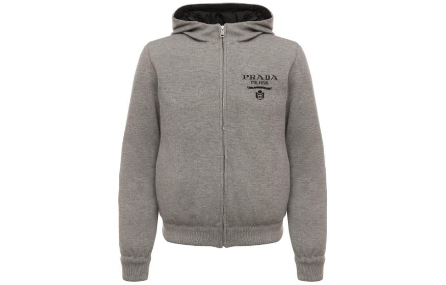 PRADA Jackets & Coats Men's Gray