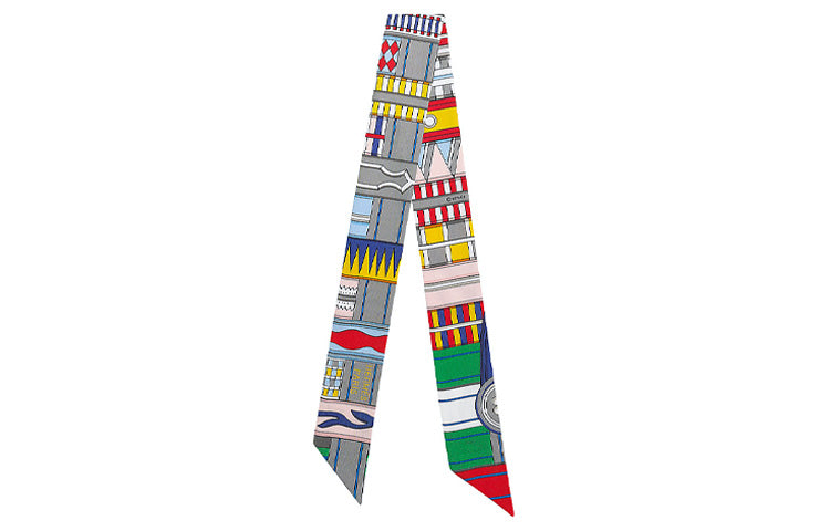 HERMES Silk Scarves Women's Green