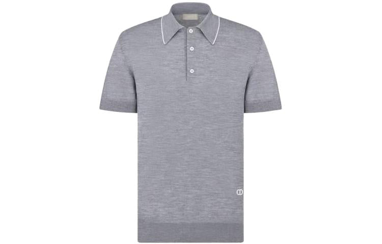DIOR Polo Shirts Men Gray