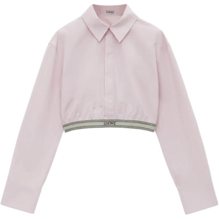 LOEWE Cropped Shirt 'Baby Light Pink'
