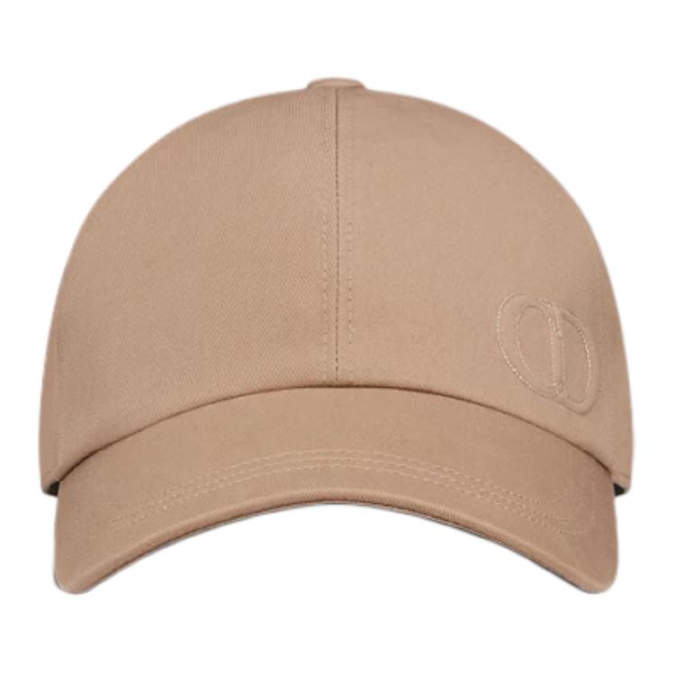 DIOR Sheepskin Baseball Caps Unisex Beige