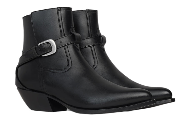 CELINE Ankle Boots Women's Black