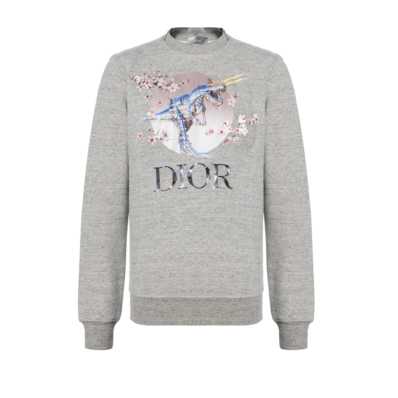 DIOR Quarterly New Products Sweatshirts Unisex Gray