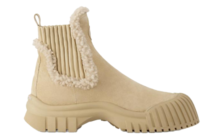 LOUIS VUITTON Ruby Ankle Boots Women's Beige