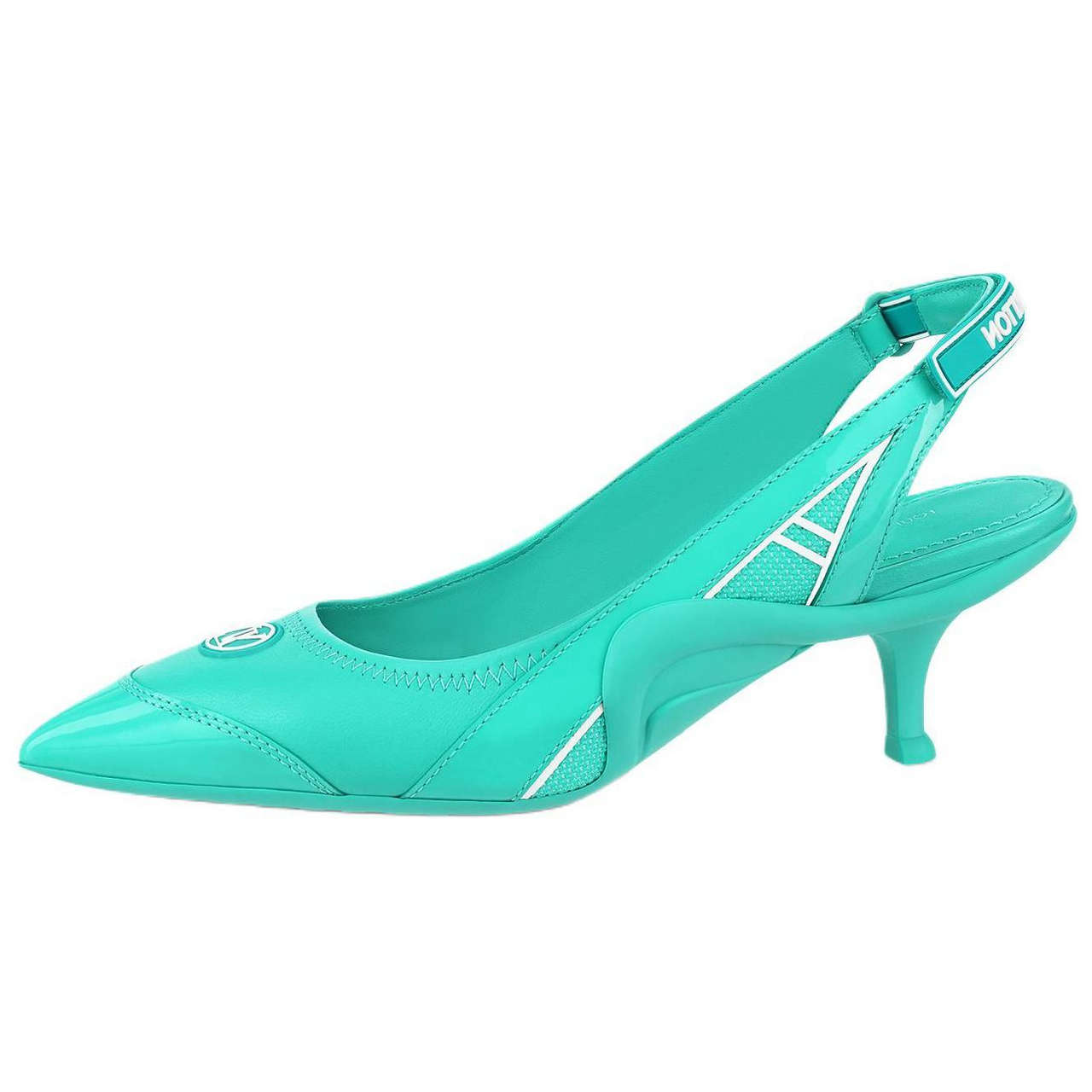 LOUIS VUITTON Archlight Slim Heel High Heels 5.5cm Women's Blue