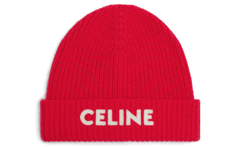 CELINE Beanies Women's Red