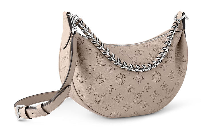 LOUIS VUITTON Cow Leather Shoulder Bag Crossbody Bag Small Size Women's Elephant Gray
