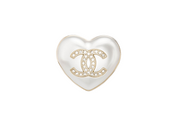CHANEL Brooches Women's White Gold