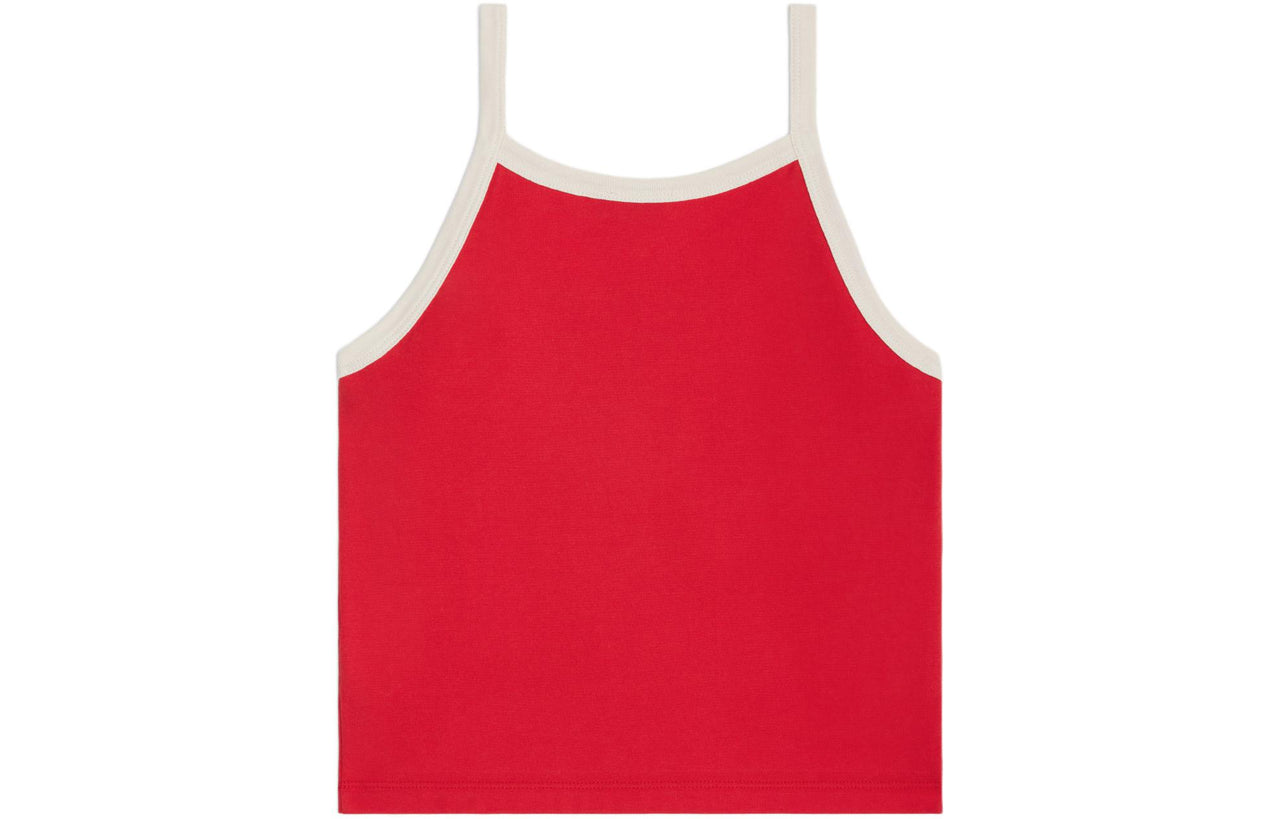 CELINE Paris Tank Top In Cotton Jersey