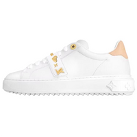 LOUIS VUITTON Time Out Low-Top Skateboard Shoes Women's White