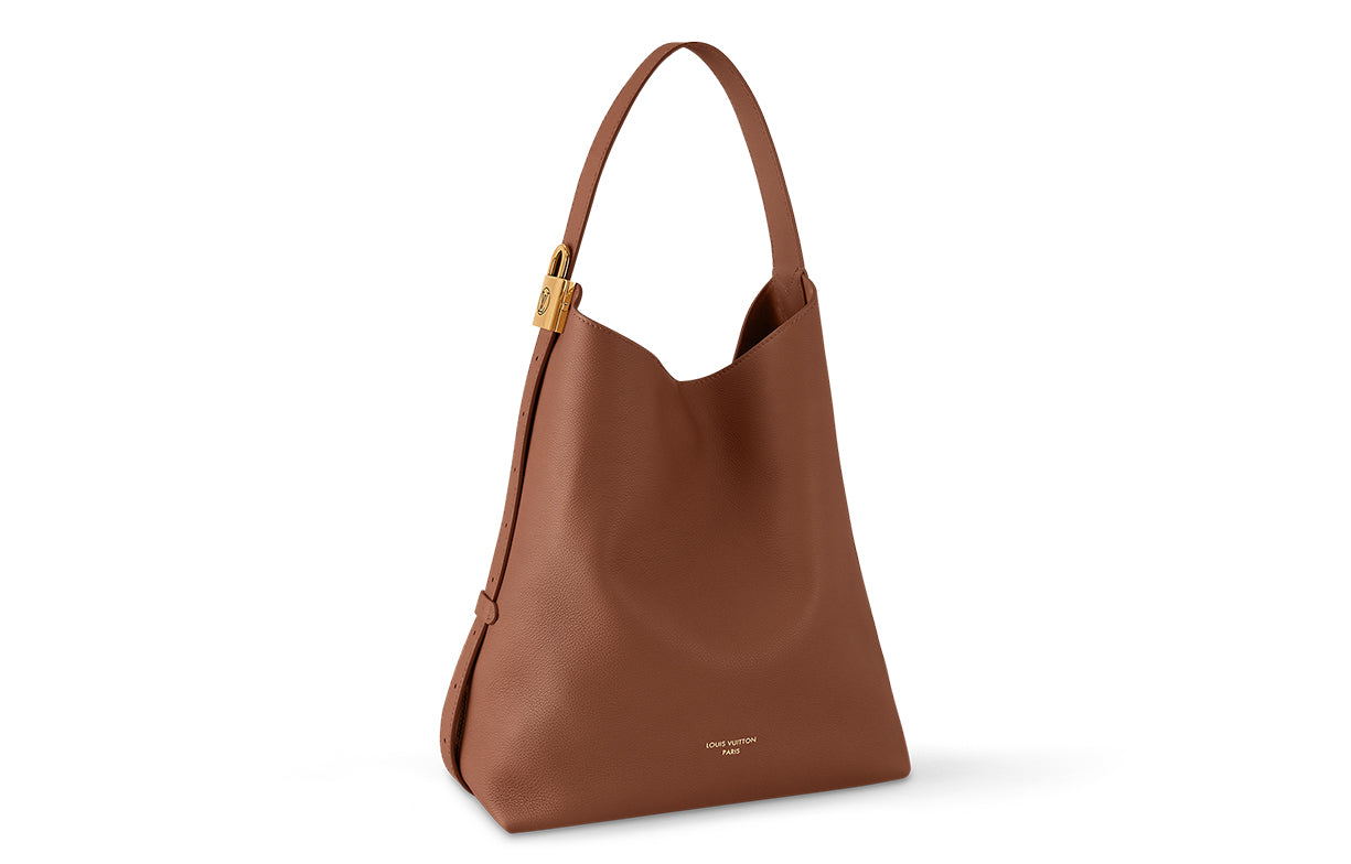LOUIS VUITTON Hobo Low Key Mm Cognac