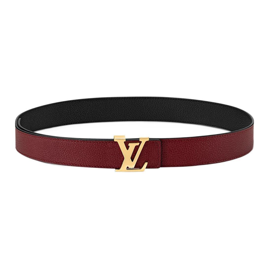 LOUIS VUITTON Leather Leather Belts Women's Black -