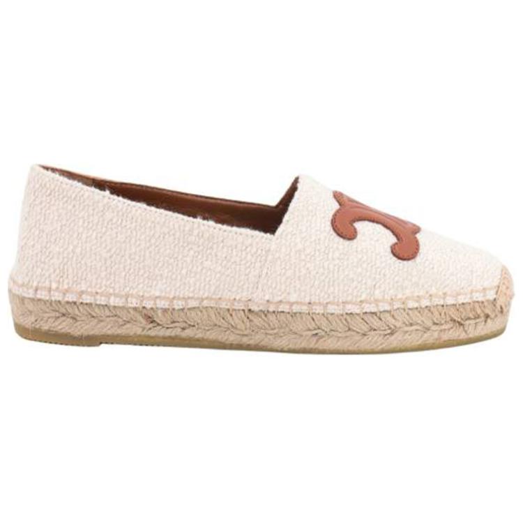 CELINE Les Espadrilles Cream Women's