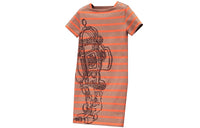 HERMES Short-Sleeved Dresses Women's Orange