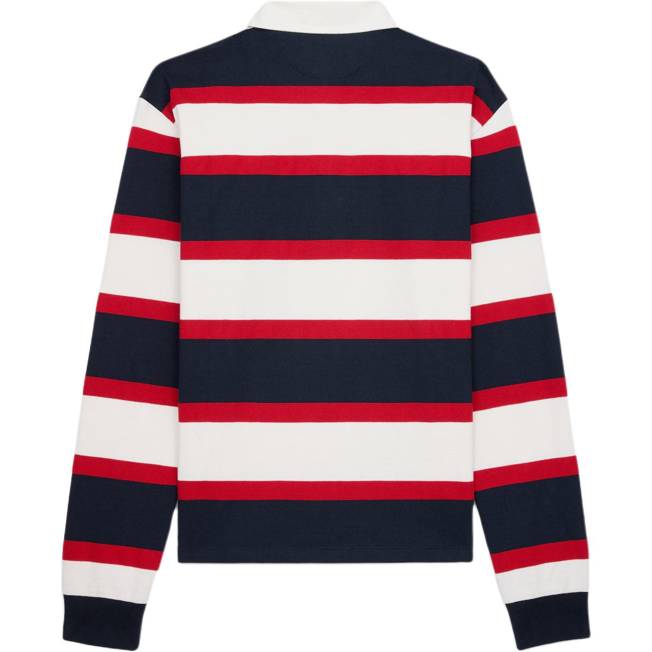 CELINE Blason Rugby Polo Shirt In Striped Jersey