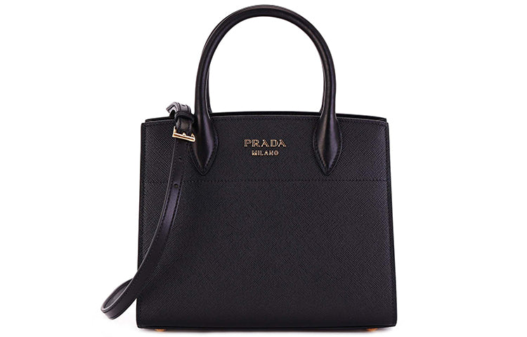 PRADA Calfskin Crossbody One Shoulder Handbags Women's Black