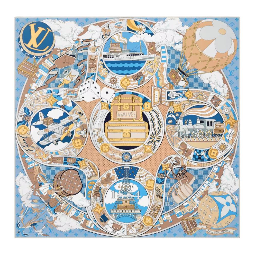 LOUIS VUITTON Lv Journey Square 90