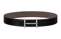 HERMES Togo Calfskin Double Sided Leather Belt Leather Belts Men's Width  3.8cm