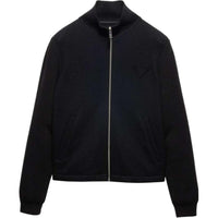 PRADA Wool And Cashmere Zipper Cardigan