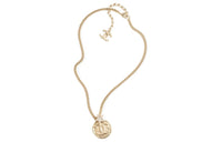 CHANEL Metal Necklaces Women's Gold