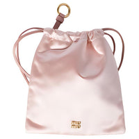 MIU MIU Satin Clutch Regular Women's Pink