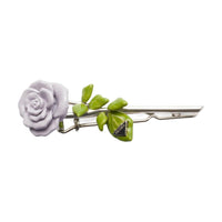 PRADA Enamel Hair Clips Women's Light Purple