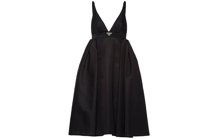 PRADA Sleeveless Dresses Women's Black