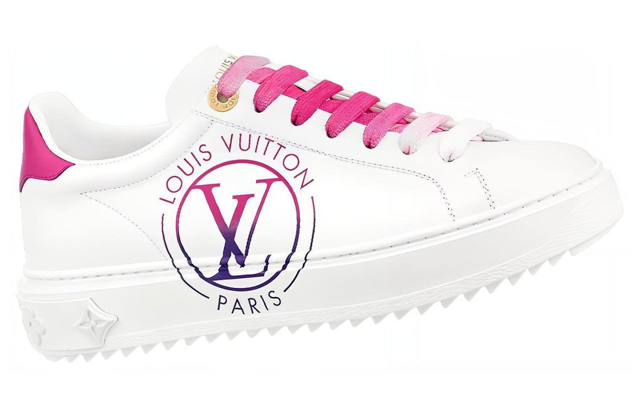 LOUIS VUITTON Lv Time Out Sneakers 'White Pink' Women's