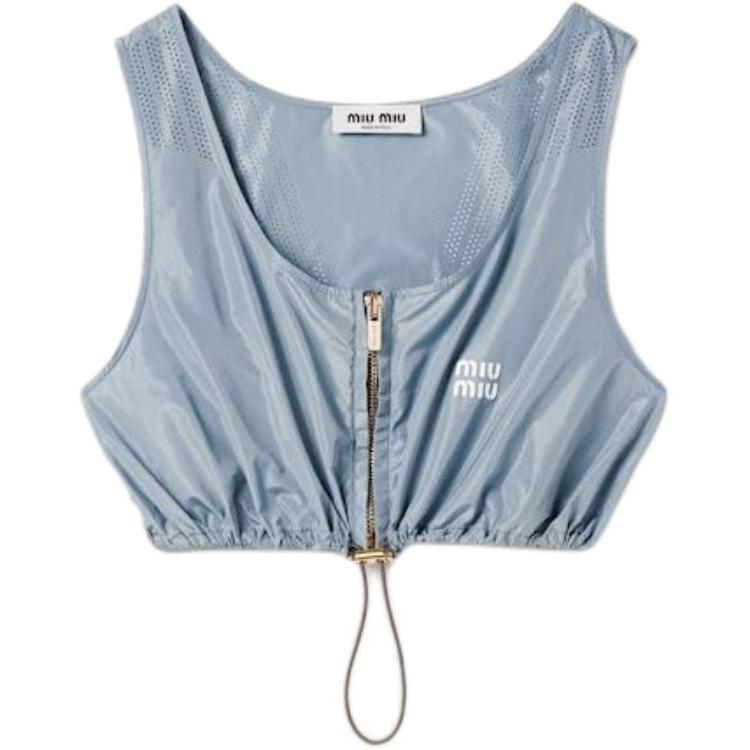 MIU MIU FW24 Tank Top Women's Blue