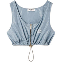 MIU MIU FW24 Tank Top Women's Blue
