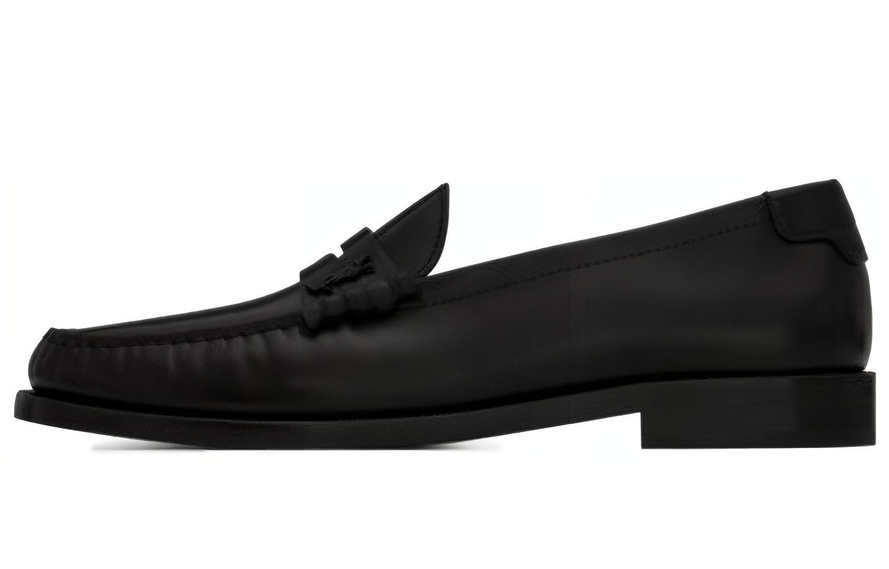 SAINT LAURENT Monogram Penny Loafers Women's