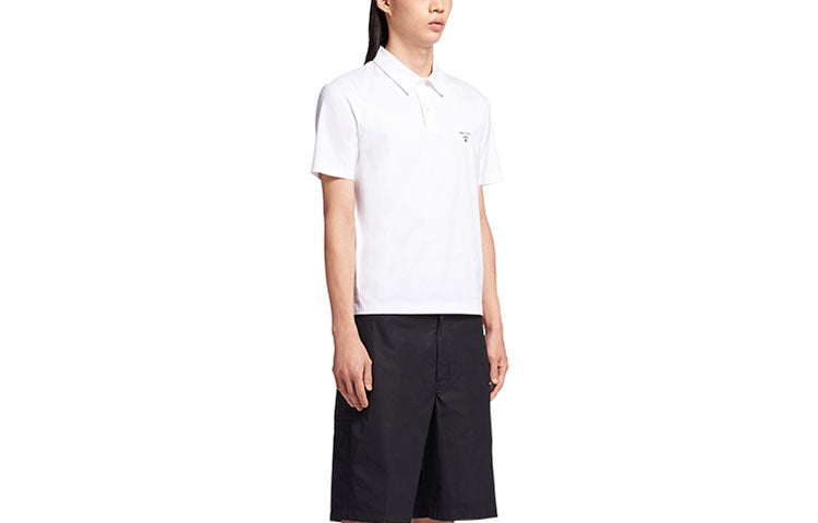 PRADA SS22 Polo Shirt Men's White